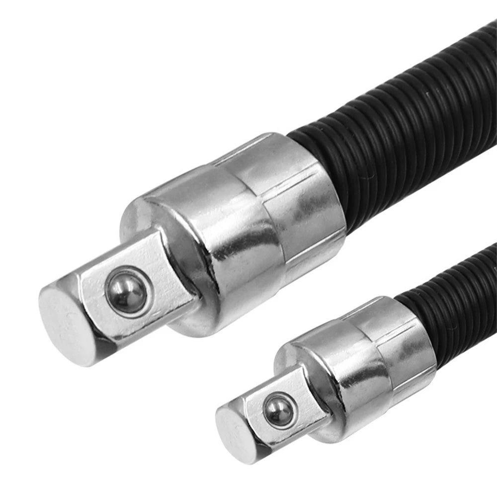 1/4 3/8 1/2 Impact Socket Set Flexible Extension Rod Drive Adapter Socket Spanner Mechanical Workshop Tool For Wrench Automotive