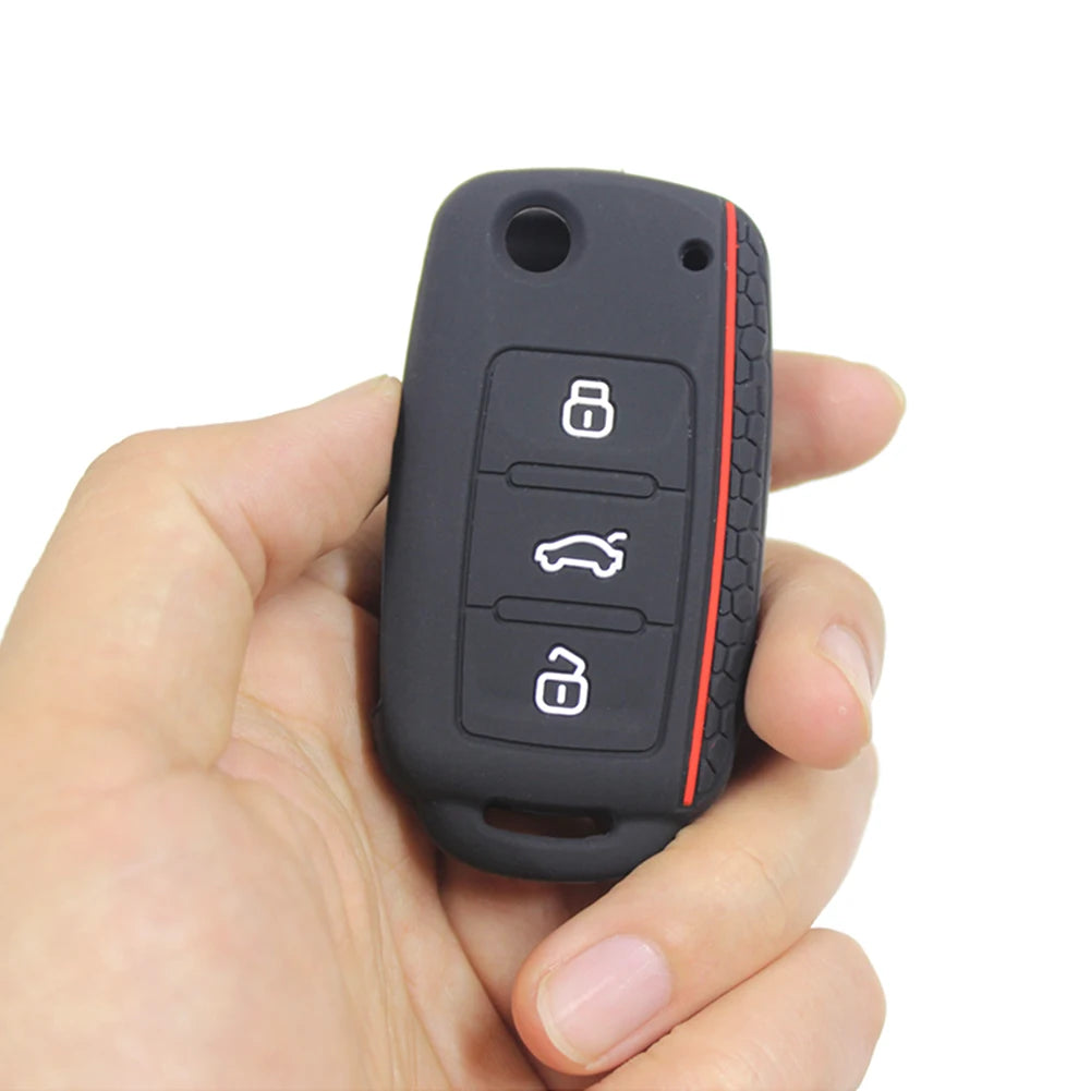 Volkswagen Silicone Car Key Fob Case