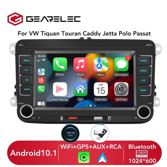 7inch Car Radio Multimedia MP5 Player With WiFi GPS CarPlay Android Auto For VW POLO GOLF 5 6 Plus PASSAT B6 JETTA TIGUAN TOURAN