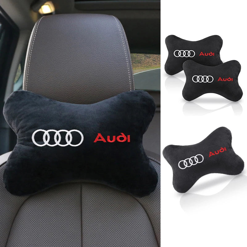 Car Neck Pillow Headrest Pad for Audi