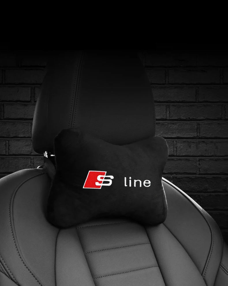 Car Neck Pillow Headrest Pad for Audi