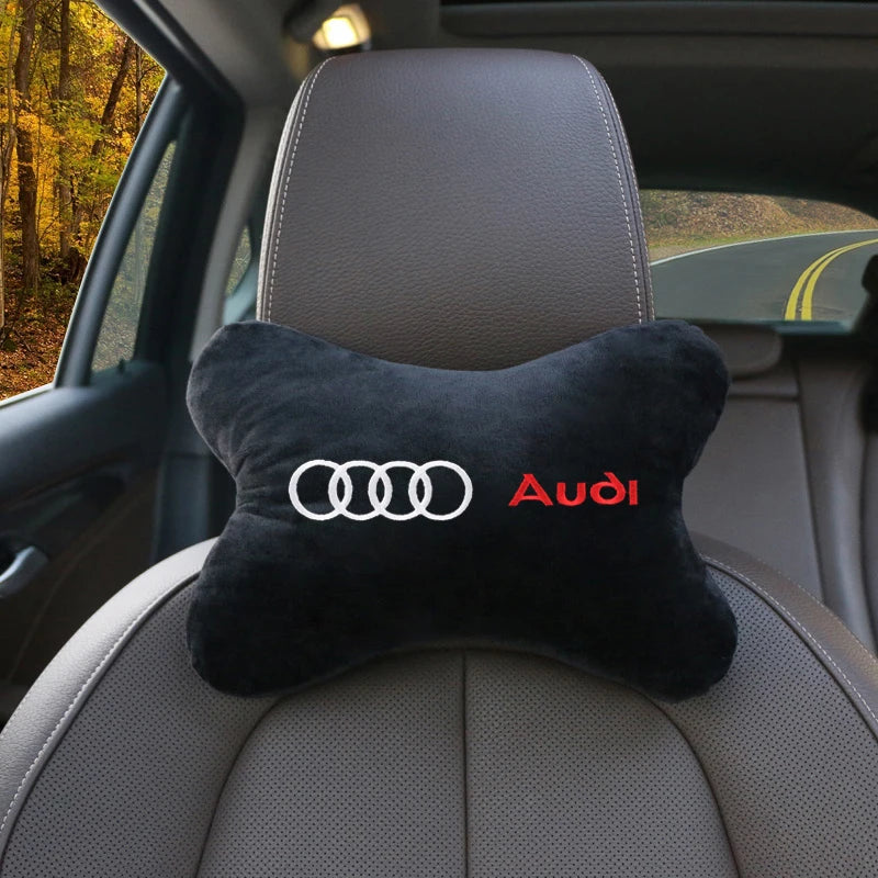 Car Neck Pillow Headrest Pad for Audi