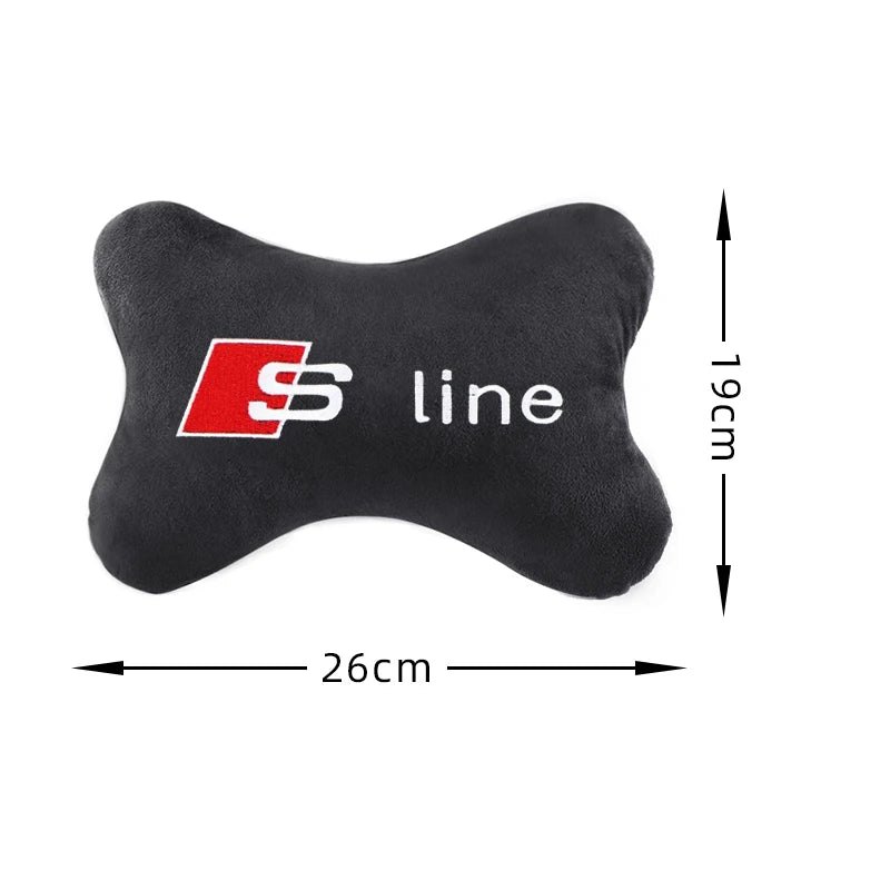 Car Neck Pillow Headrest Pad for Audi