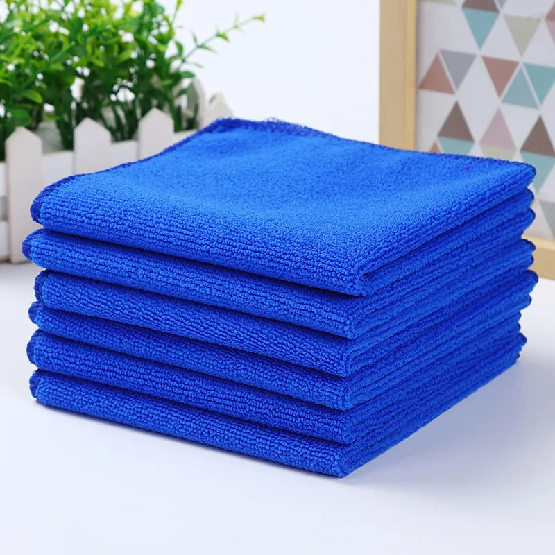 50-100pcs Microfiber Cleaning Cloths - Lint Free Microfiber